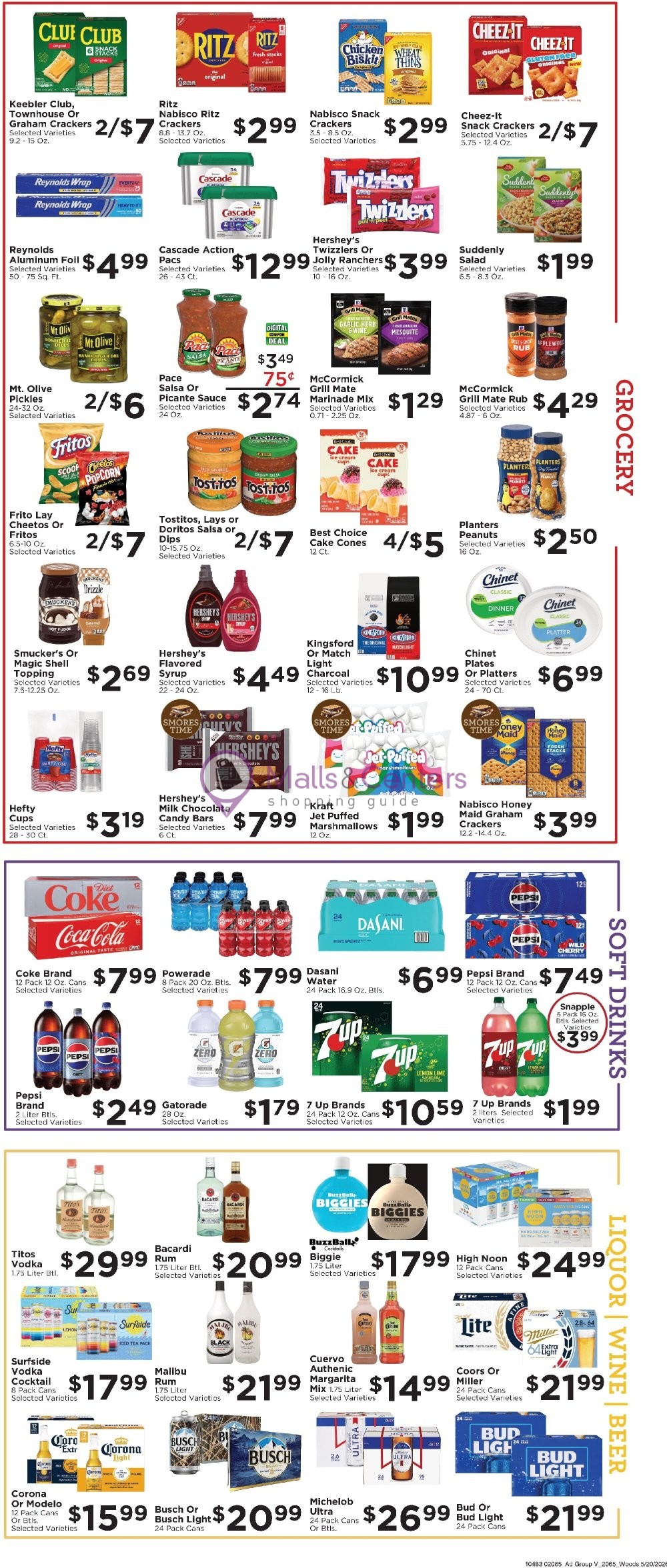 Weekly ad for Woods Supermarket valid: 05/20/2026 - 05/26/2026, page 3
