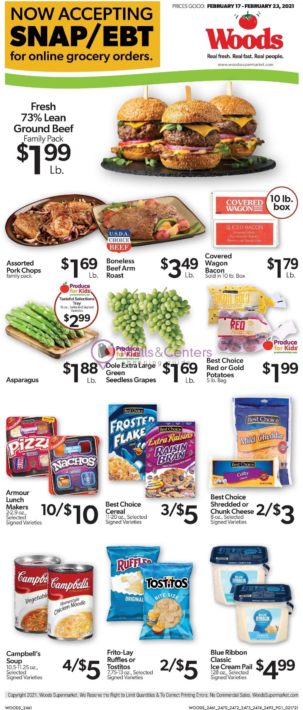 Woods Supermarket Weekly Ad sales & flyers specials MallsCenters