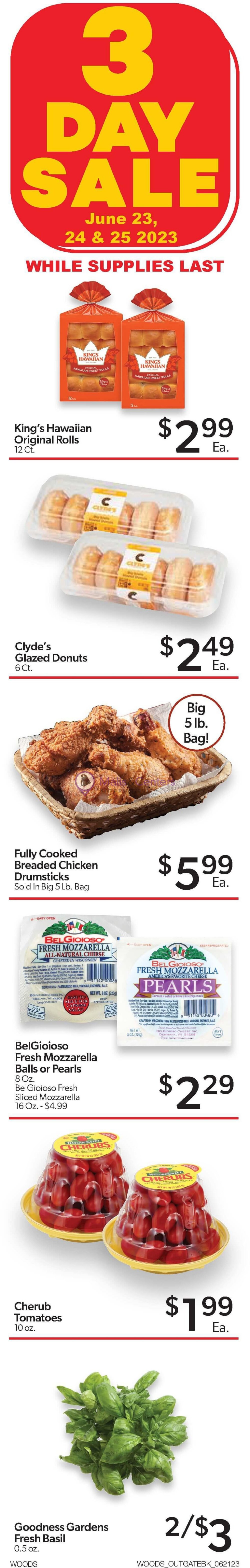 Woods Supermarket Weekly ad valid from 06/21/2023 to 06/27/2023