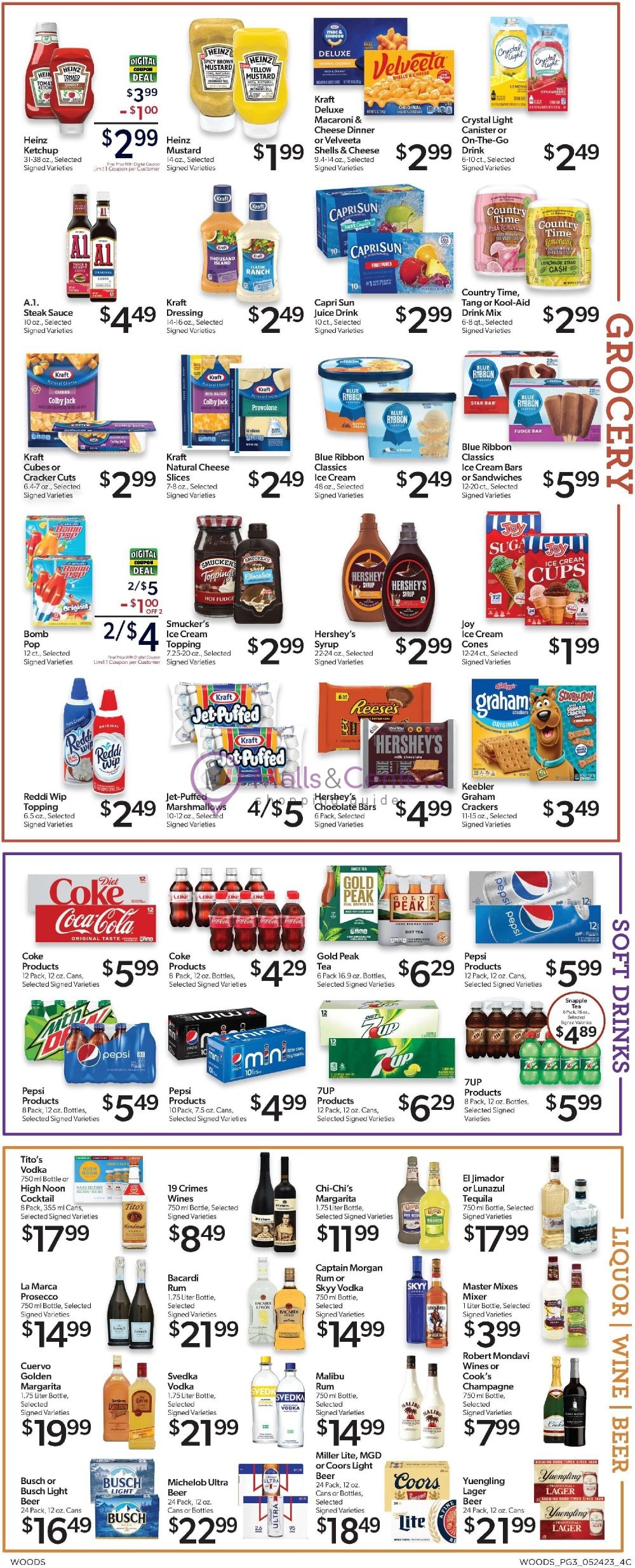 Weekly ad for Woods Supermarket valid: 05/24/2023 - 05/30/2023, page 3