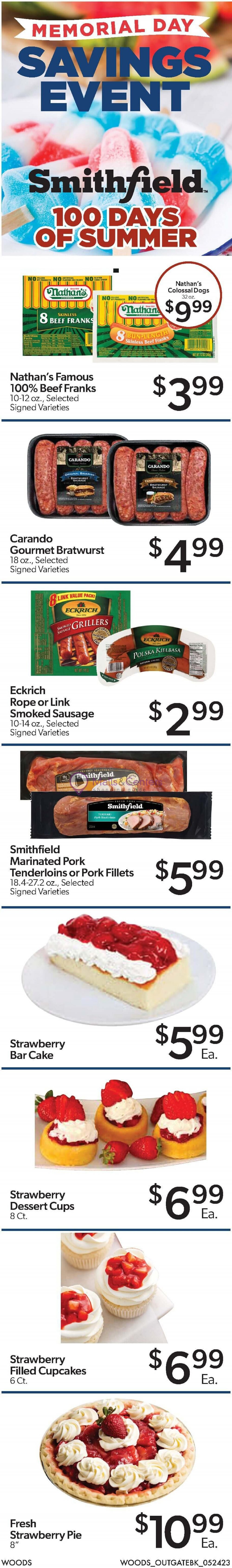 Weekly ad for Woods Supermarket valid: 05/24/2023 - 05/30/2023, page 6