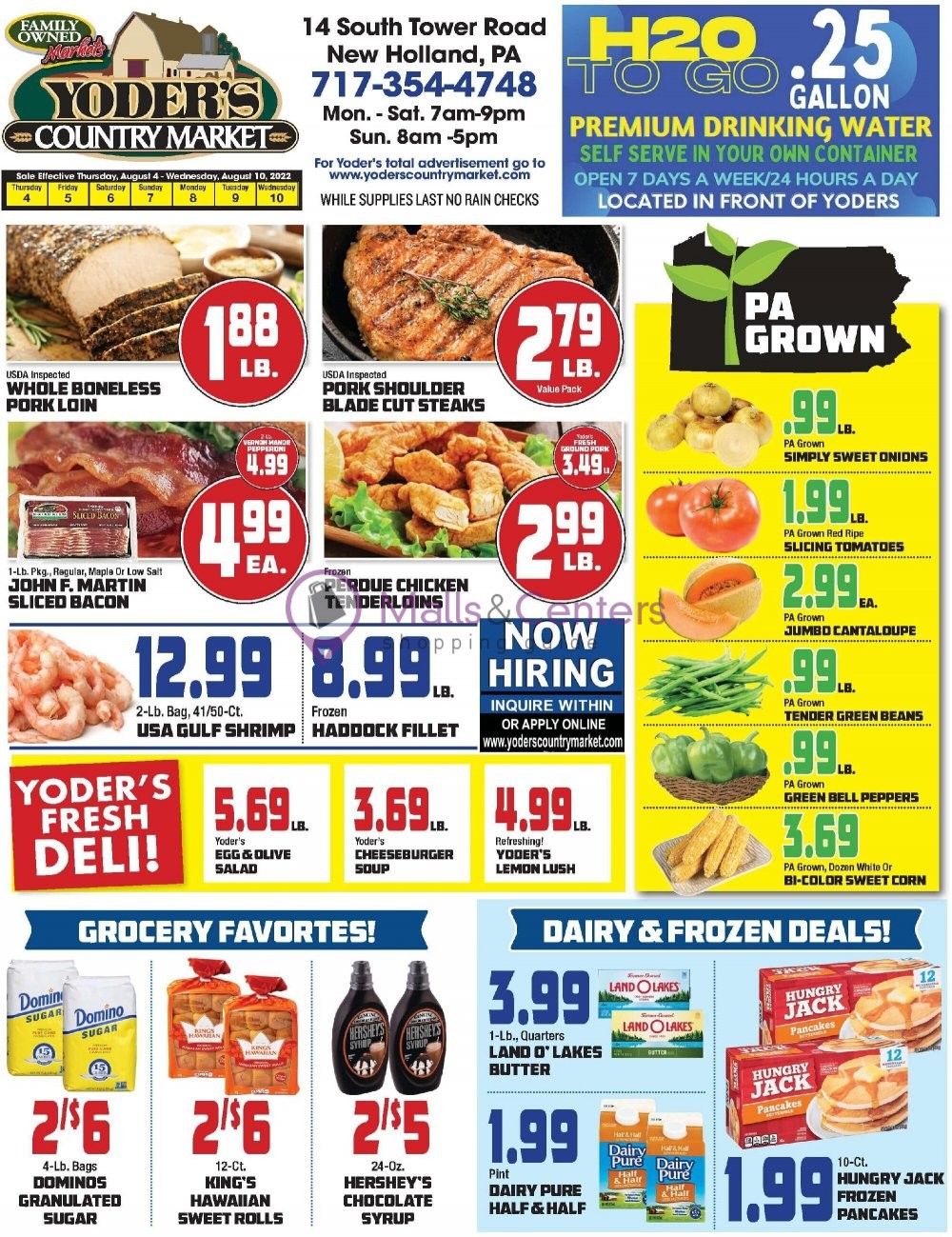 Yoder's Country Market Weekly ad valid from 08/04/2022 to 08/10/2022