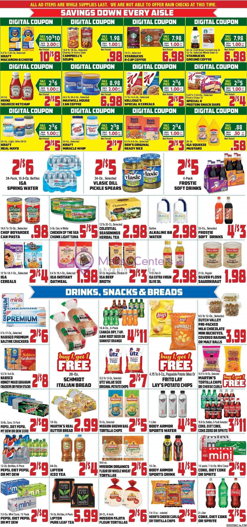 Yoder's Country Market Weekly ad valid from 03/10/2022 to 03/16/2022