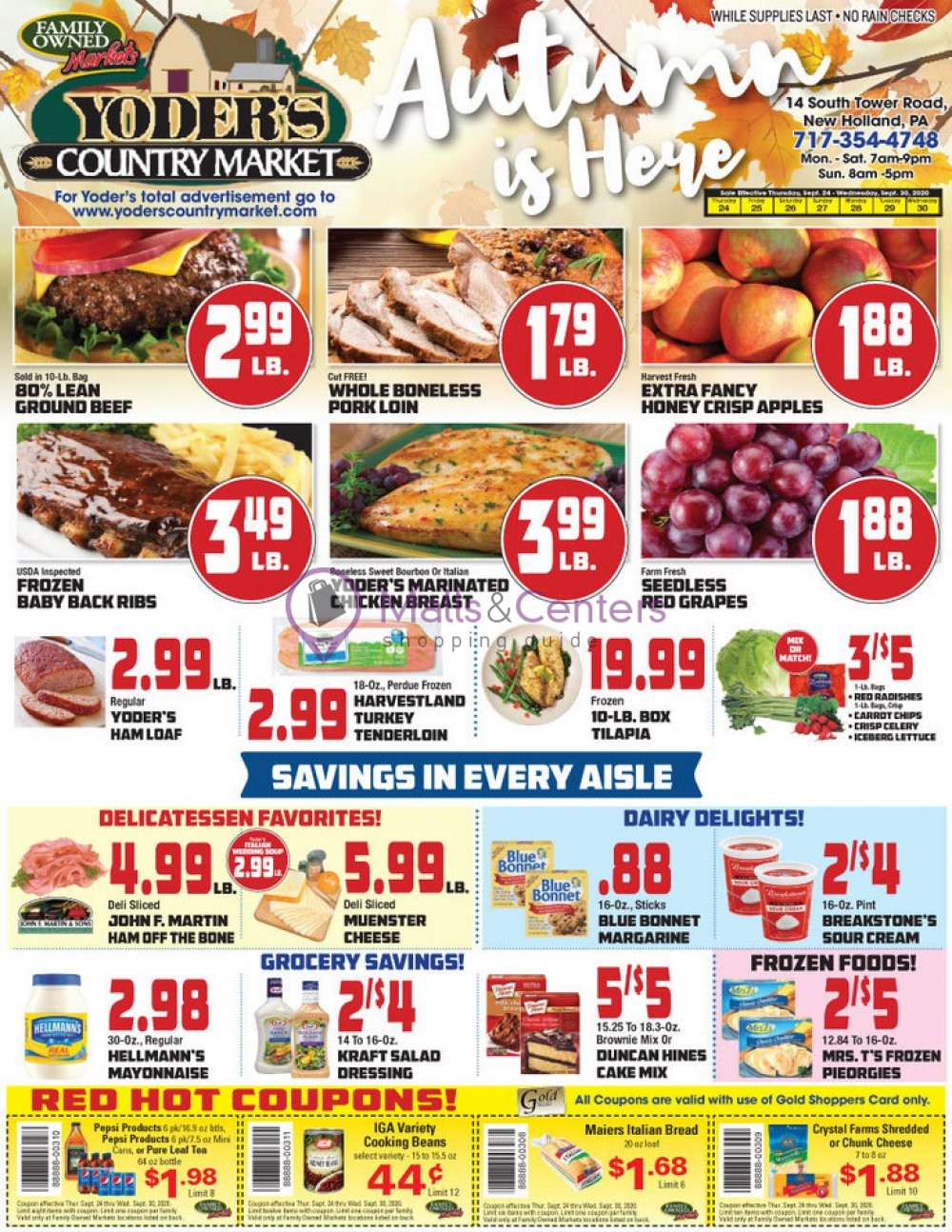 Yoder's Country Market Weekly ad valid from 09/24/2020 to 09/30/2020
