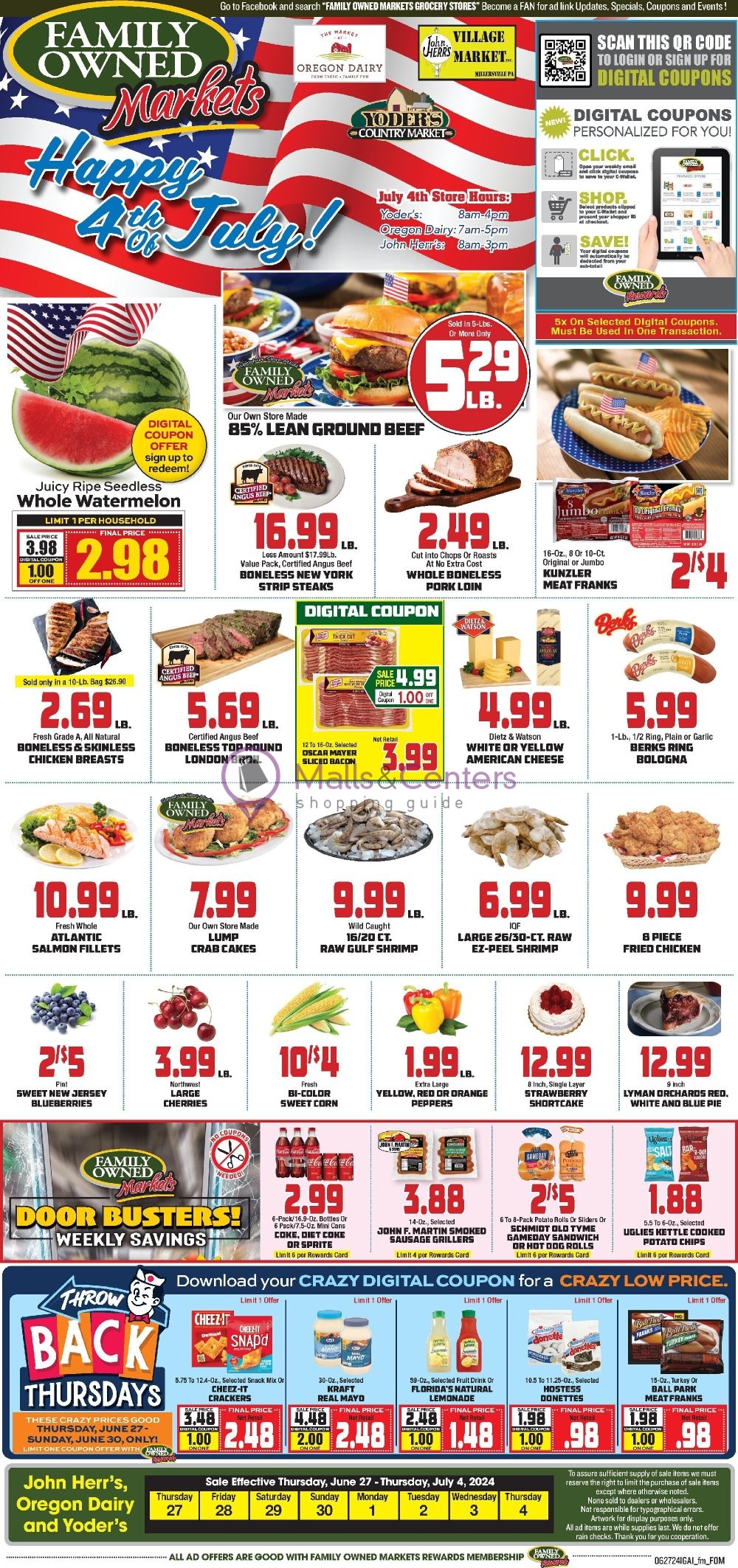 Weekly ad for Yoder's Country Market valid: 06/27/2024 - 07/10/2024, page 2