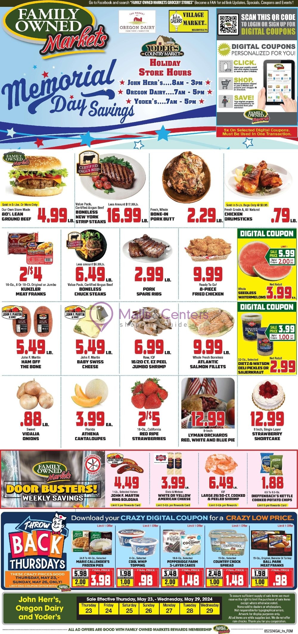 Weekly ad for Yoder's Country Market valid: 05/23/2024 - 05/29/2024, page 2