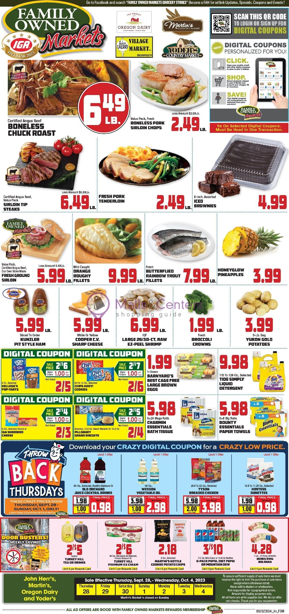 Weekly ad for Yoder's Country Market valid: 09/28/2023 - 10/04/2023, page 2