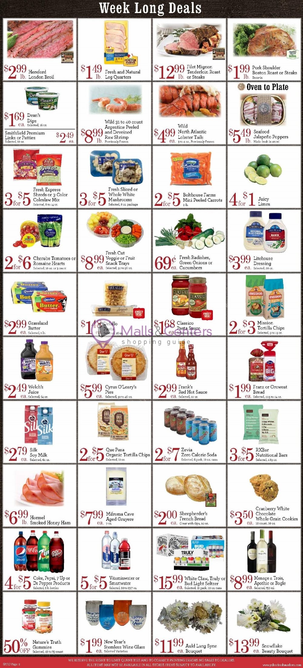 Yoke's Fresh Markets Weekly ad valid from 12/30/2020 to 01/05/2021
