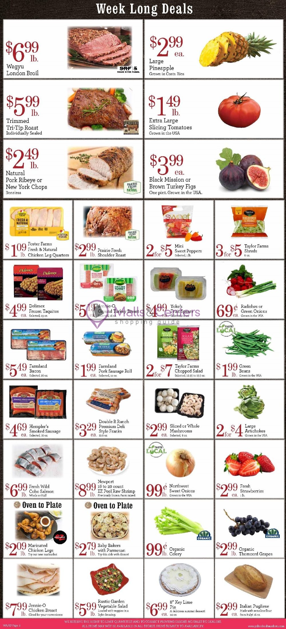 Yoke's Fresh Markets Weekly Ad sales & flyers specials MallsCenters