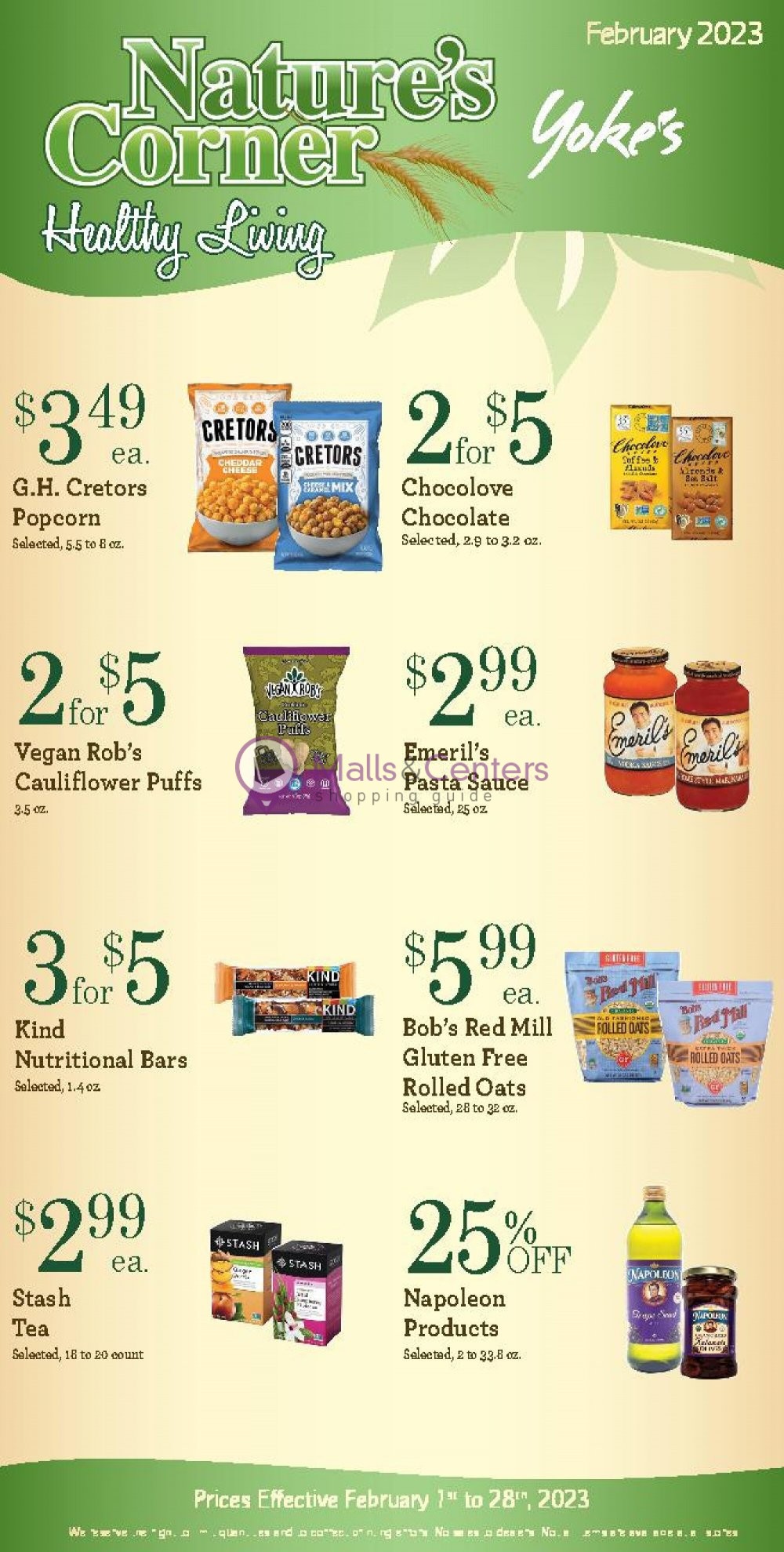 Yoke's Fresh Markets Weekly ad valid from 02/01/2023 to 02/07/2023