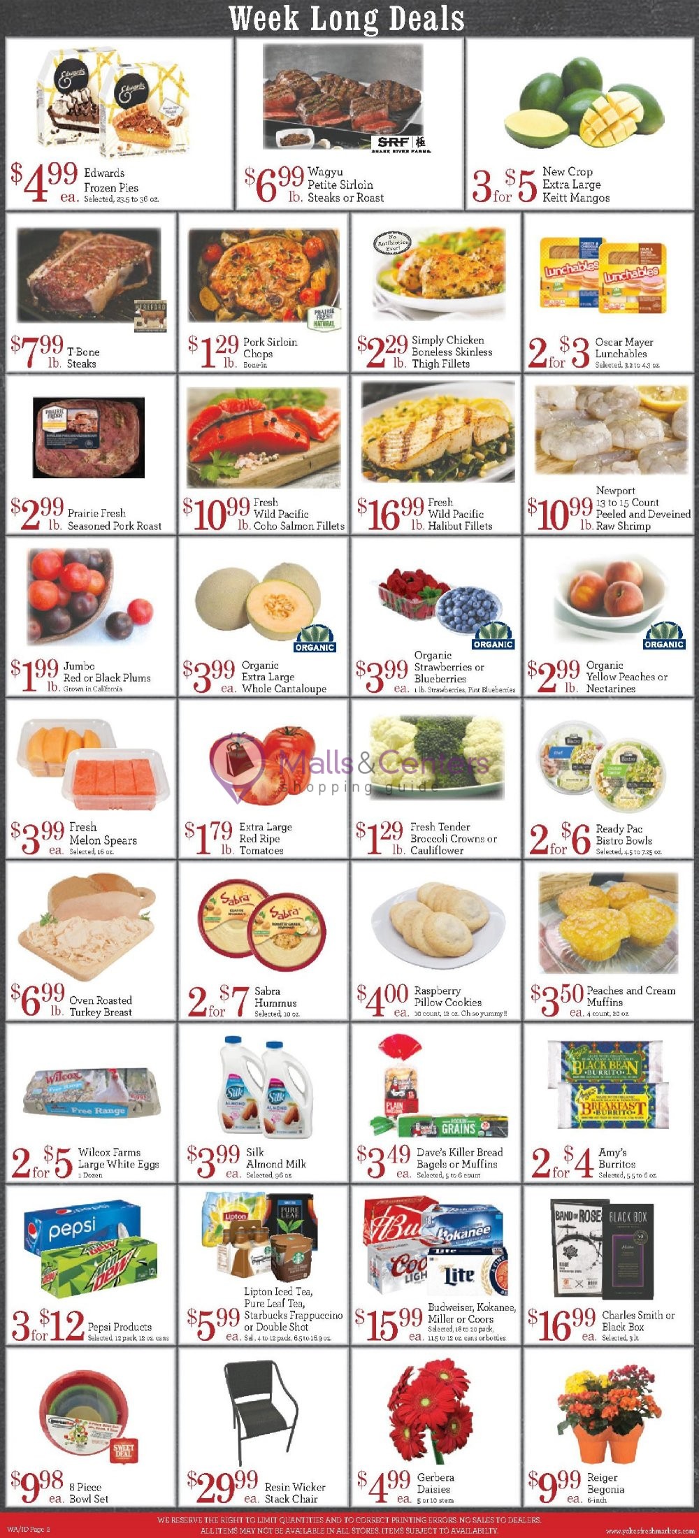 Yoke's Fresh Markets Weekly ad valid from 07/29/2020 to 08/04/2020