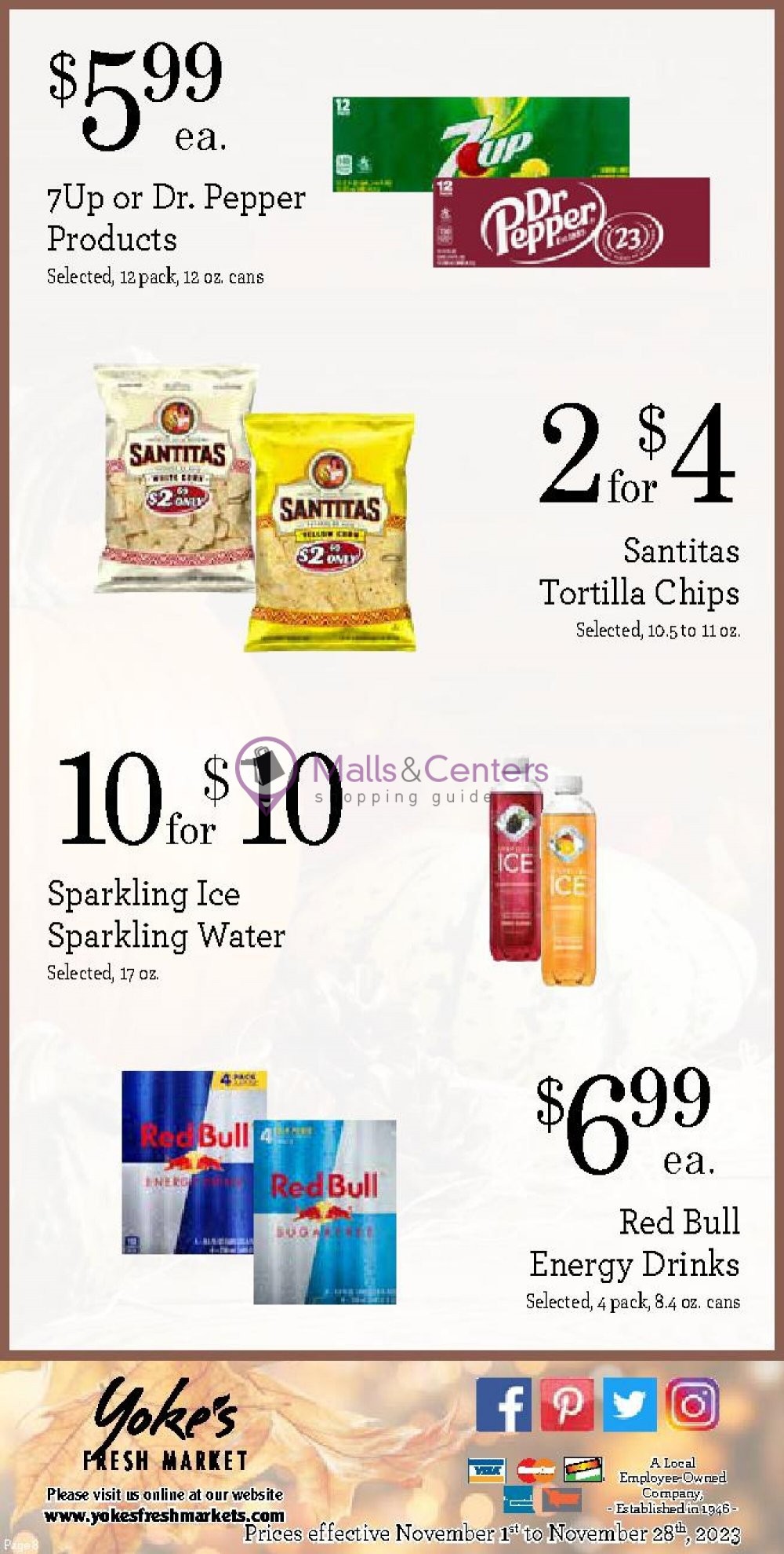 Yoke's Fresh Markets Weekly ad valid from 11/01/2023 to 11/28/2023