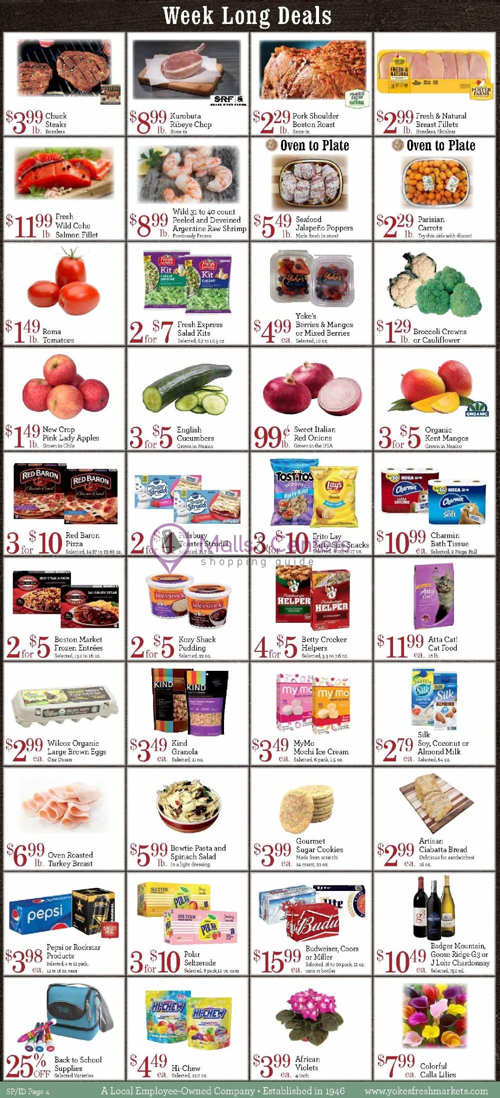 Yoke's Fresh Markets Weekly ad valid from 08/04/2021 to 08/10/2021