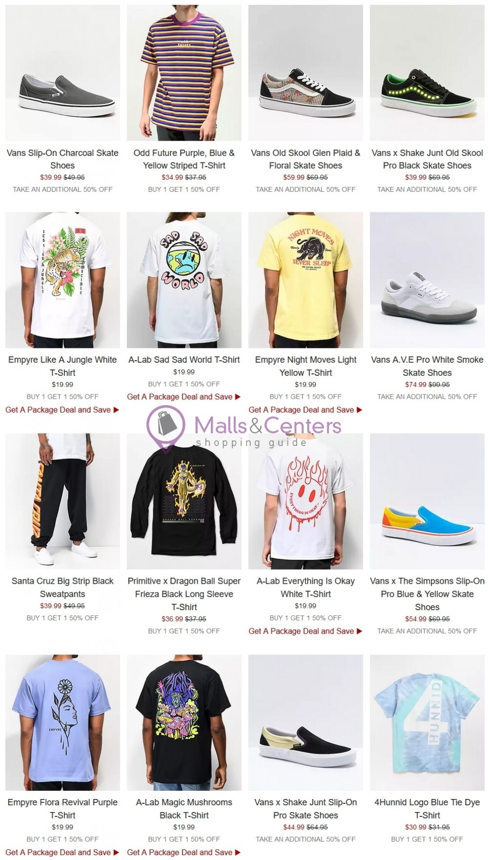 Zumiez Weekly ad valid from 01/02/2021 to 01/08/2021 MallsCenters